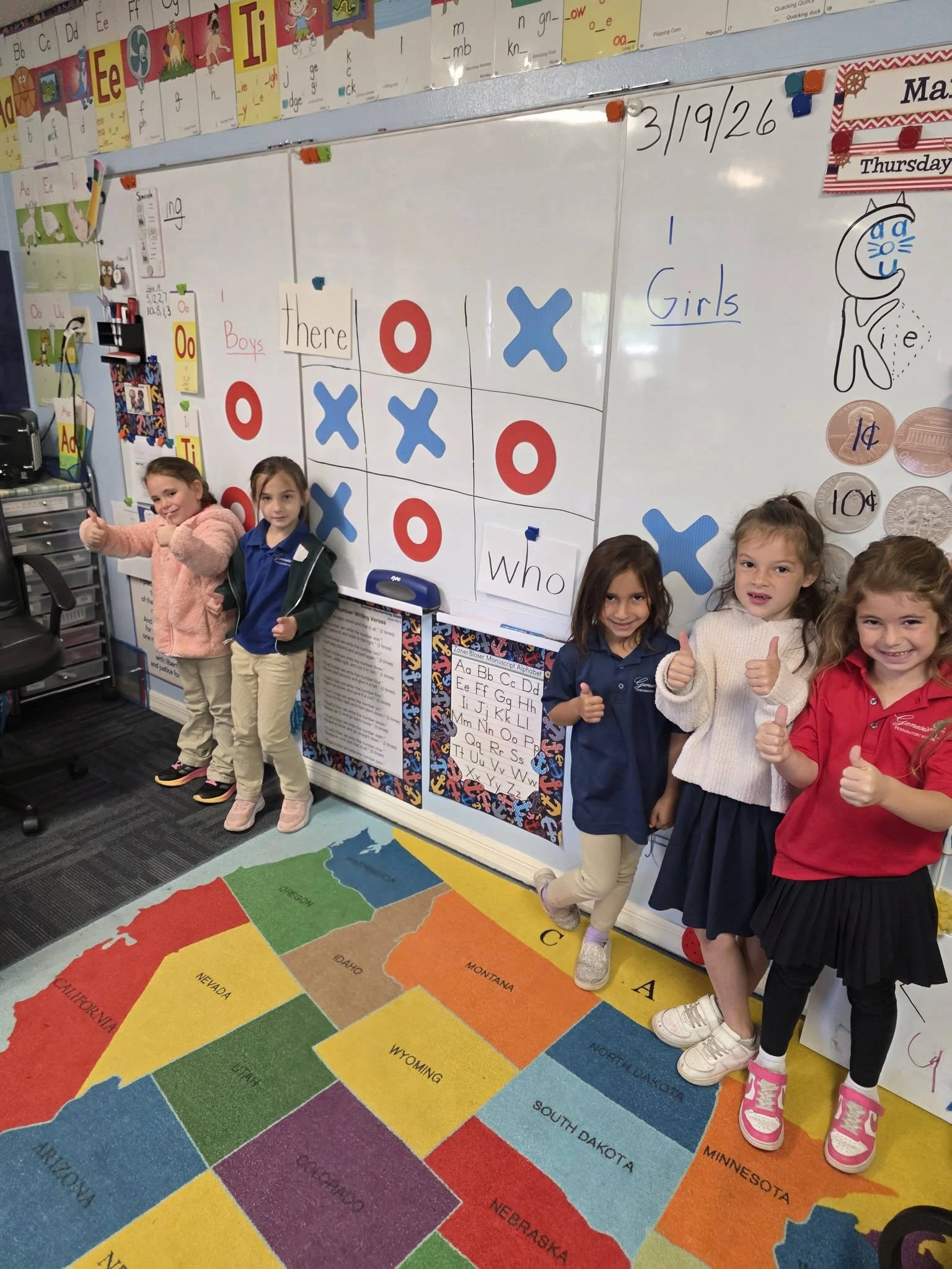 Genesis Elementary students enjoying a classroom activity